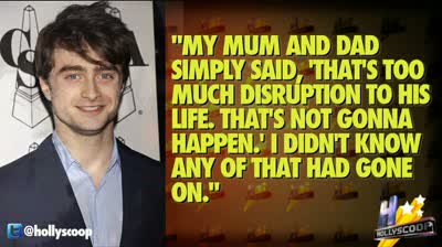 Watch Daniel Radcliffe Almost Turned Down Harry Potter Video