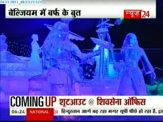 Watch Amazing Belgian Ice Sculptures Video