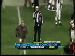 Watch NFL s concussion policy questioned after McCoy gets hit Video