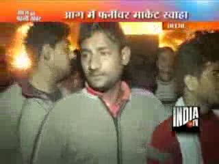 Watch Nearly 500 Slum Dwellings Gutted In Delhi Fire Video