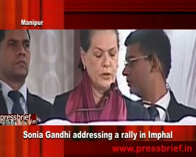 Watch Sonia Gandhi in Manipur (Imphal), 3rd December 2011 Video