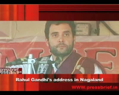 Watch Rahul Gandhi in Nagaland, 10th Nov 2011 Video