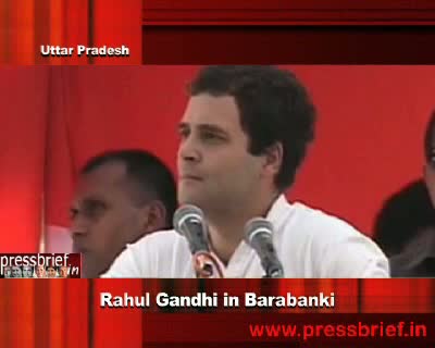 Watch Rahul Gandhi in Barabanki (Uttar Pradesh), 22-11-2011 Video