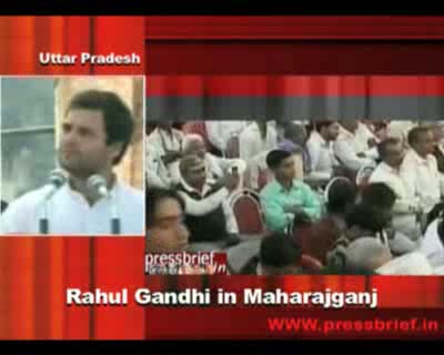 Watch Rahul Gandhi in Maharajganj (U.P). 26th November 2011 Video