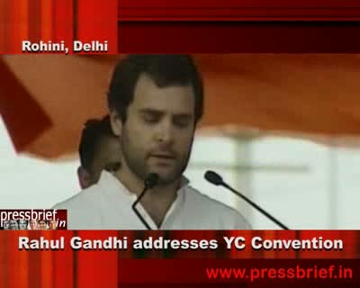 Watch Rahul Gandhi addresses YC Convention 29 th Nov-2011 Video