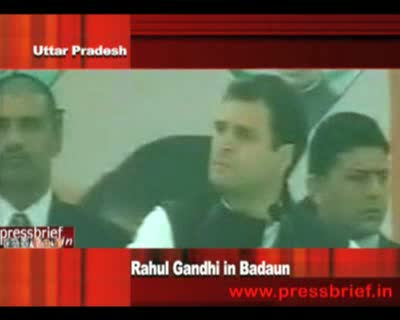 Watch Congress General Secretary Rahul Gandhi in Badaun(U.P), 14th December 2011 Video