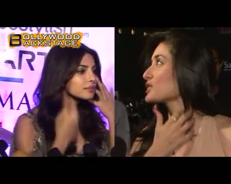Watch RIVALS Priyanka and Kareena caught Hugging Video