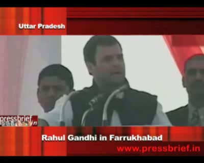 Watch Rahul Gandhi in Farrukhabad (U.P), 16th December 2011 Video