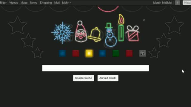 Watch Happy Holidays - Xmas Google Doodle Video