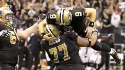 Watch Brees Sets Passing Mark in Saints Win Video