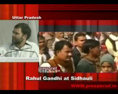 Watch Rahul Gandhi at Sidhauli ( U.P ) Video