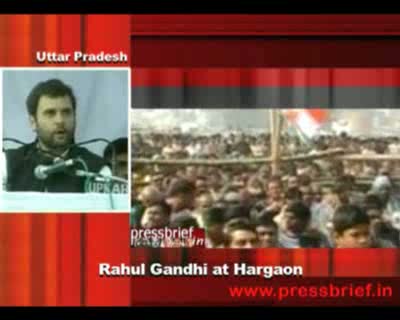 Watch Rahul Gandhi at Hargaon ( U.P), 26th December 2011 Video