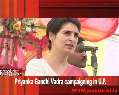 Watch Priyanka Gandhi Vadra campaigning in Amethi (U P) Part 2 Video