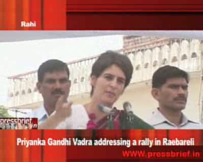 Watch Priyanka Gandhi Vadra addressing a rally in Raebareli_Rahi_27 April 09 Video