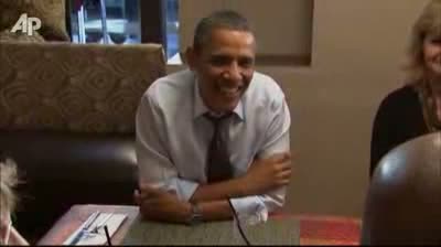 Watch Obama Lunches With Contest Winners Video
