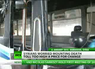 Watch Streams of blood, mounting deaths choke Syria Video