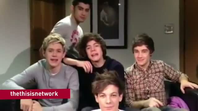 Watch One Direction sing for little boy with cancer Video