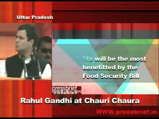 Watch Rahul Gandhi in Chauri Chaura, (U.P) 8th January 2012 Video