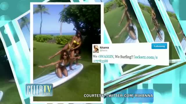Watch Rihannas New Bikini Vacation Pics! Video