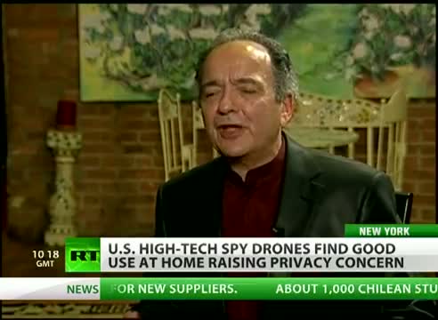 Watch US flying eye spies on people at home Video