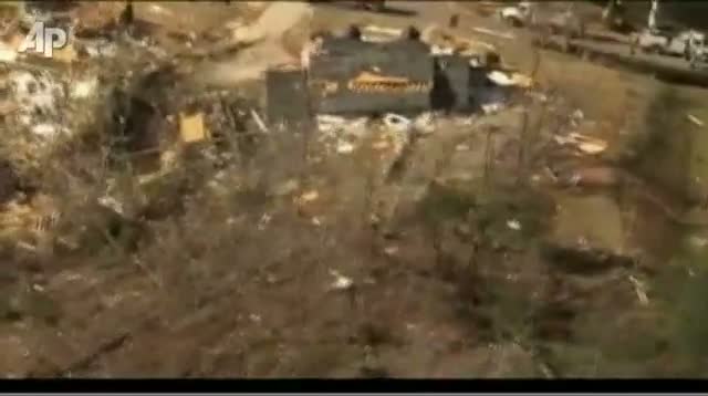 Watch Aerial Look at Ala. Tornado Damage Video