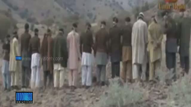 Watch Taliban Video Shows Execution of 15 Pakistani Soldiers Video
