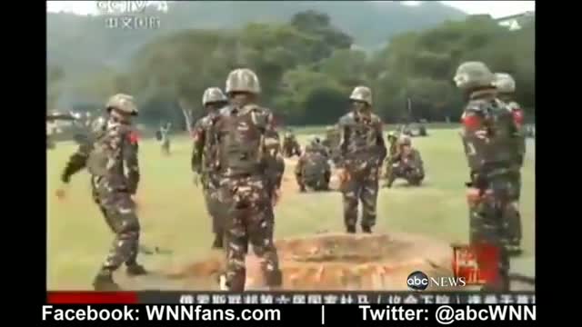 Watch Chinese Soldiers Play Hot Potato Video