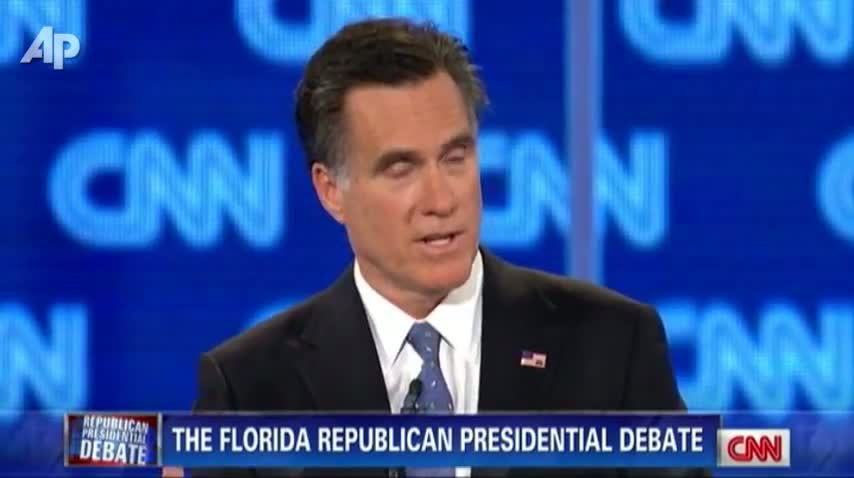 Watch Romney Is the Aggressor in Final Florida Debate  Video