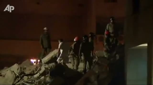 Watch Building Collapse in Brazil Video