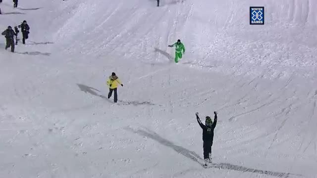 Watch Winter X Games 2012 - First Snowmobile Front Flip Landed Video