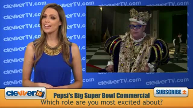 Watch 2012 Super Bowl Pepsi Commercial Ft. Glee, X Factor and Elton John Video