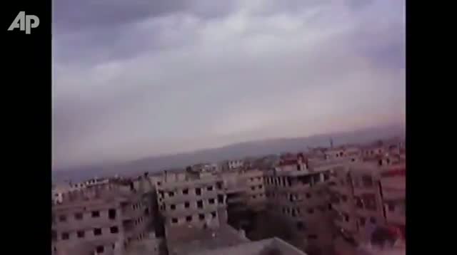 Watch Raw Video - Fighting Goes on in Damascus Suburbs Video