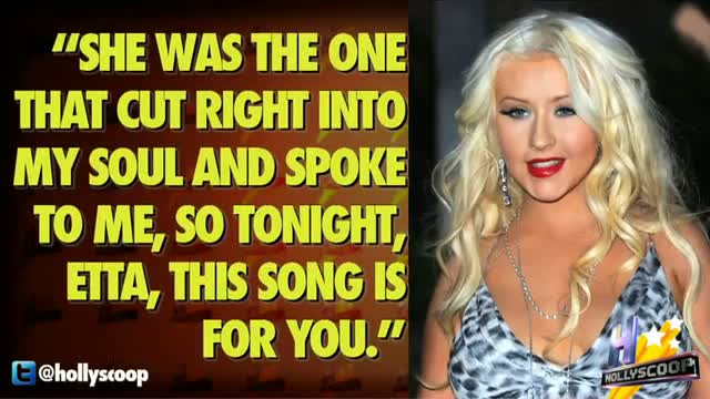 Watch Christina Aguileras, At Last - Tribute to Etta James Video