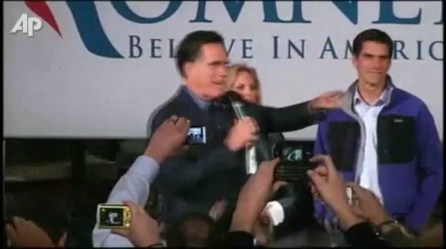 Watch Romney Gets glitter Bombed in Minn. Video