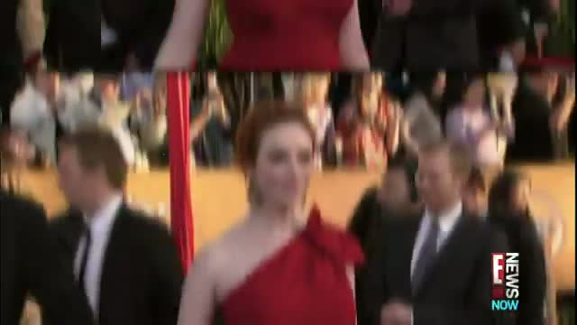 Watch Christina Hendricks Stuns in $exy Dress Video