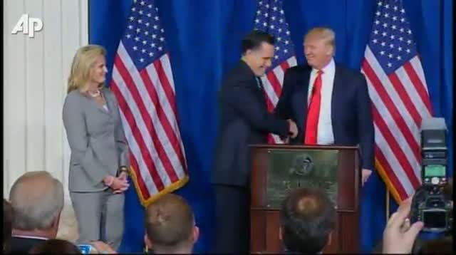 Watch Trump - Getting to Know Romney Led to Endorsement Video