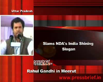 Watch Rahul Gandhi in Meerut, Uttar Pradesh, 2nd February 2012 Video