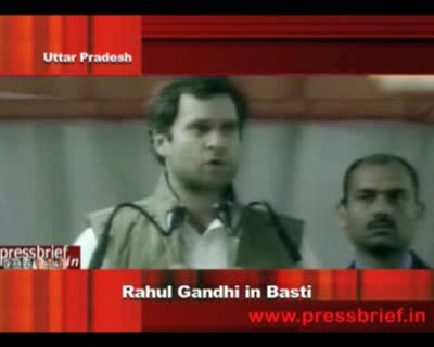 Watch Rahul Gandhi in Basti, Uttar Pradesh, 2nd February 2012 Video