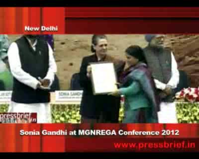 Watch Sonia Gandhi at MGNREGA Conference, 3rd Feb. 2012 Video