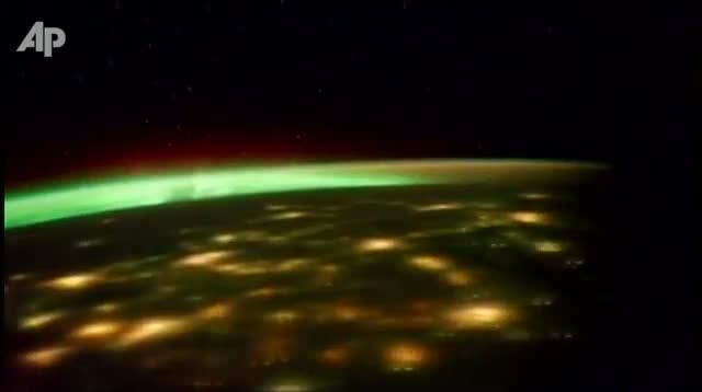 Watch Aurora Borealis As Seen From Space Video
