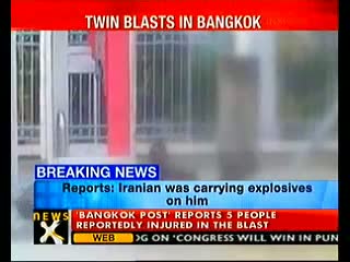 Watch 3 blasts in Bangkok; several injured Video