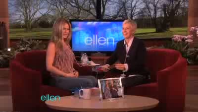 Watch Jennifer Aniston Tests the Vibrating Bra Video