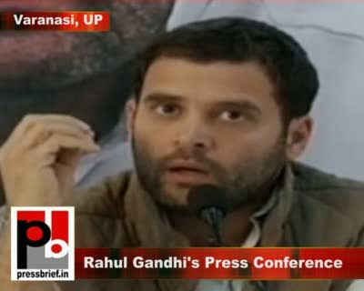 Watch Rahul Gandhi Press Conference at Varanasi (U.P), 6th Feb. 2012 Video