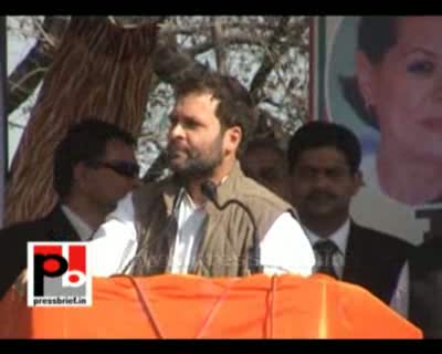 Watch Rahul Gandhi in Chandauli, Uttar Pradesh, 9th Feb. 2012 Video
