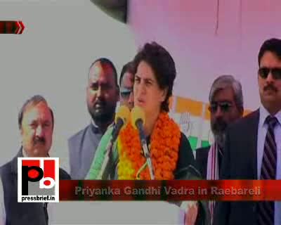Watch Priyanka Gandhi Vadra in Raebareli, 9th February 2012 Video