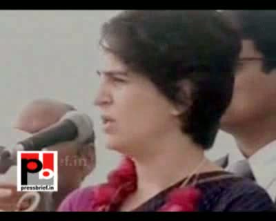 Watch Priyanka Gandhi Vadra is addressing an election meeting at Bachhrawa in Raebareli UP as part of her Congress campaign in Uttar Pradesh on Monday. She requested people to support Congress and elect the Congress candidates for strengthening the hands of Con Video