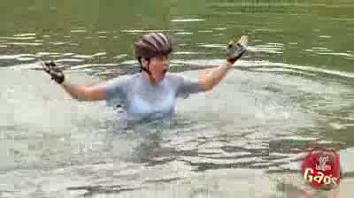 Watch Amazing Swing Girl VS Bike Lady Prank Video