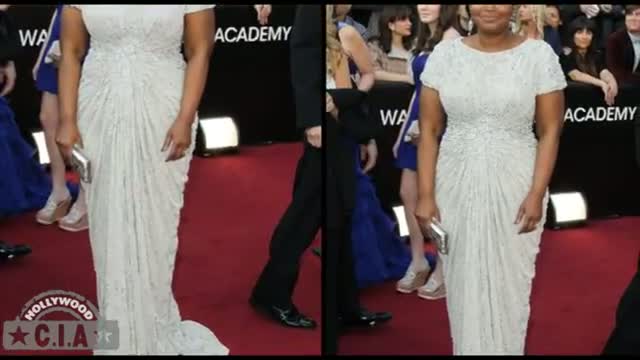 Watch Angelina Jolie shows a leg at the 2012 Oscars Video