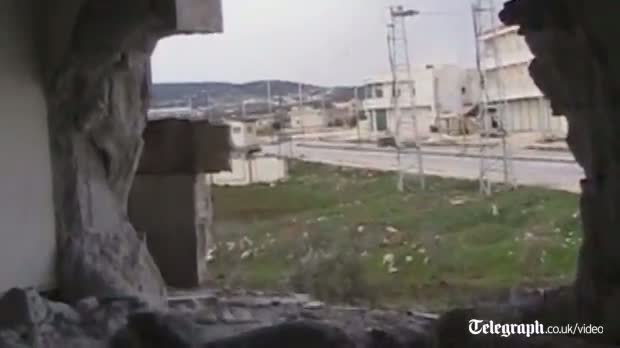 Watch Syria - Ghost town of Atarib in ruins after shelling by Assad forces Video