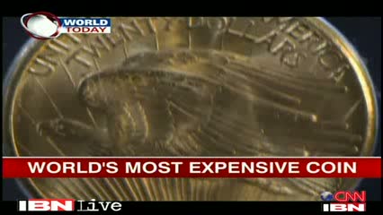 Watch World's most valuable coin on display in London Video